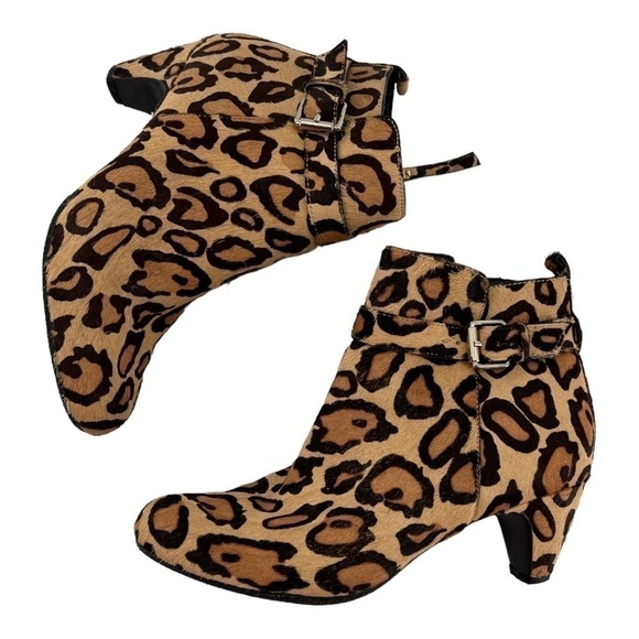 Sam Edelman Mandi Animal Print Bootie Size 7.5 M - Picture 5 of 15